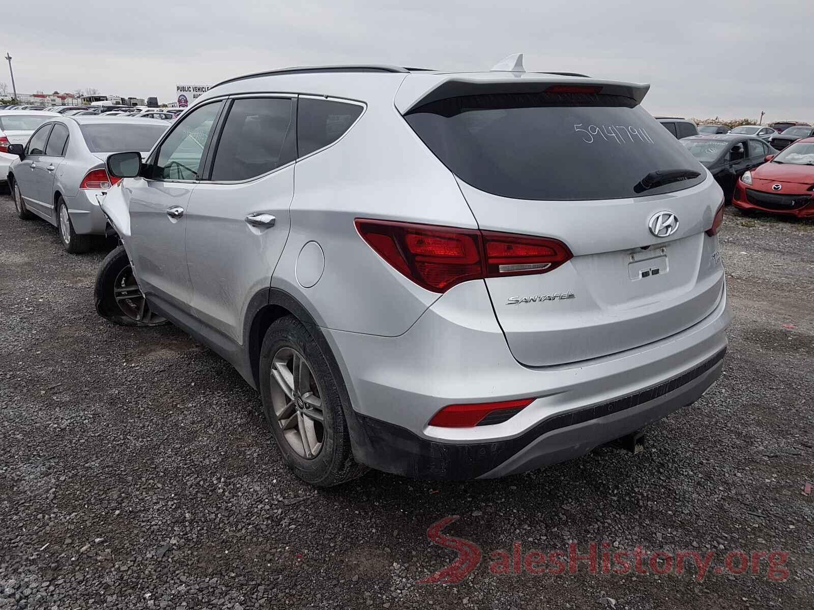 5XYZUDLB4JG544562 2018 HYUNDAI SANTA FE