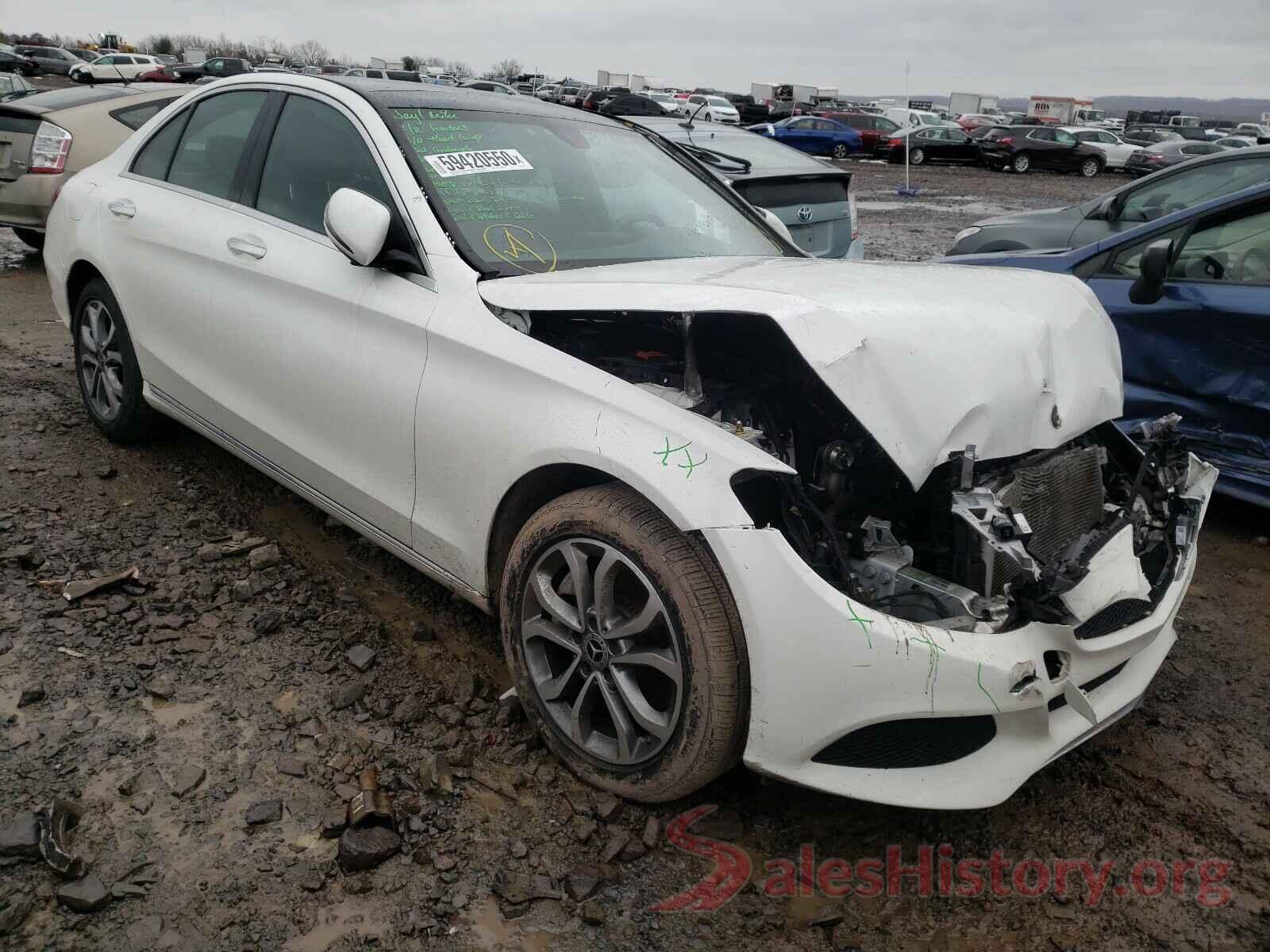 WDDWF4KB3JR318048 2018 MERCEDES-BENZ C CLASS