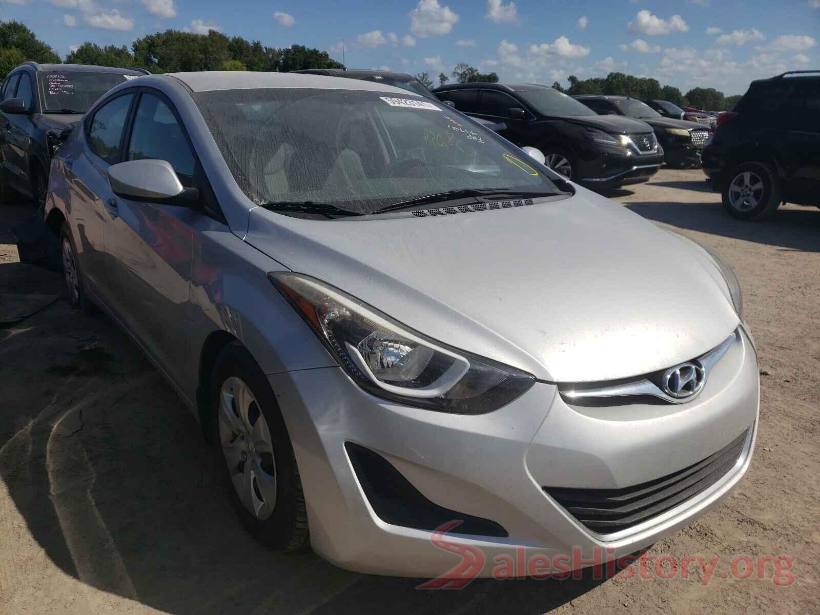 5NPDH4AE4GH727215 2016 HYUNDAI ELANTRA