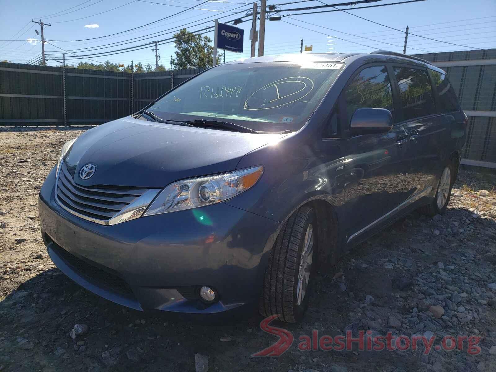 5TDDK3DC4GS138956 2016 TOYOTA SIENNA