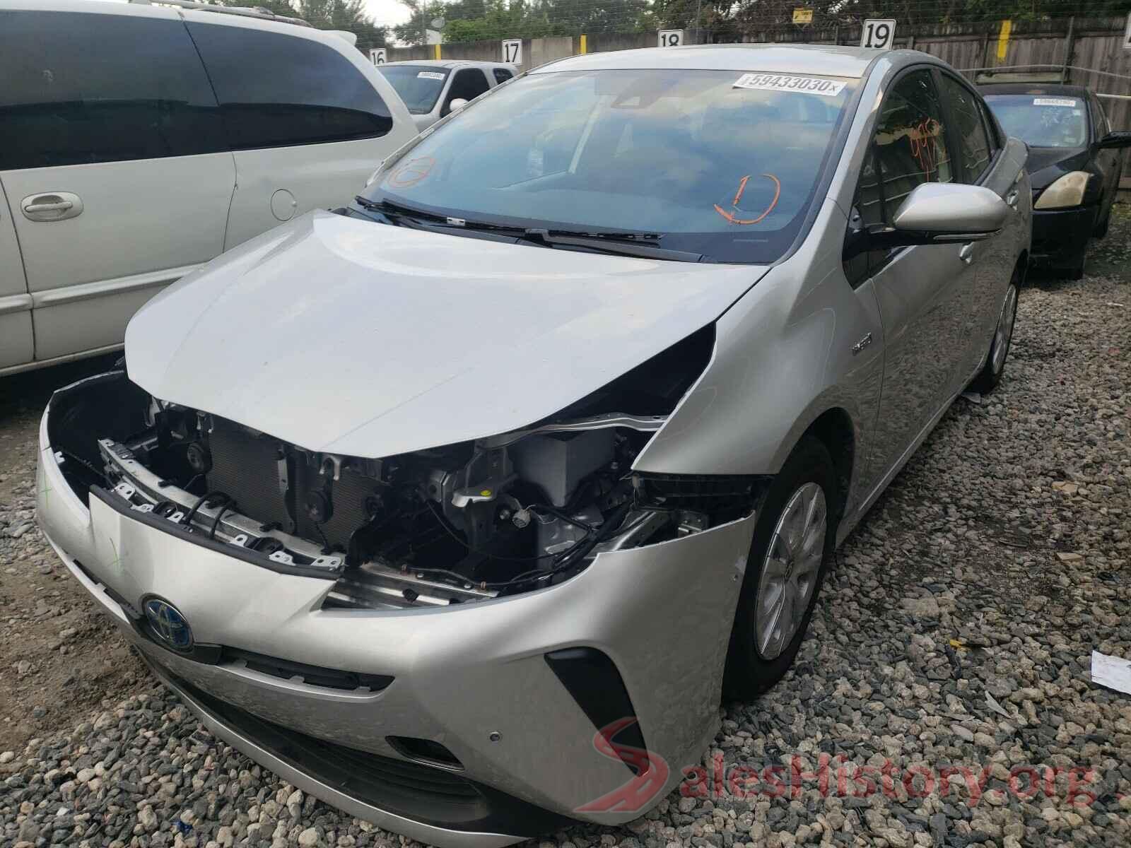 JTDKARFU3L3123895 2020 TOYOTA PRIUS