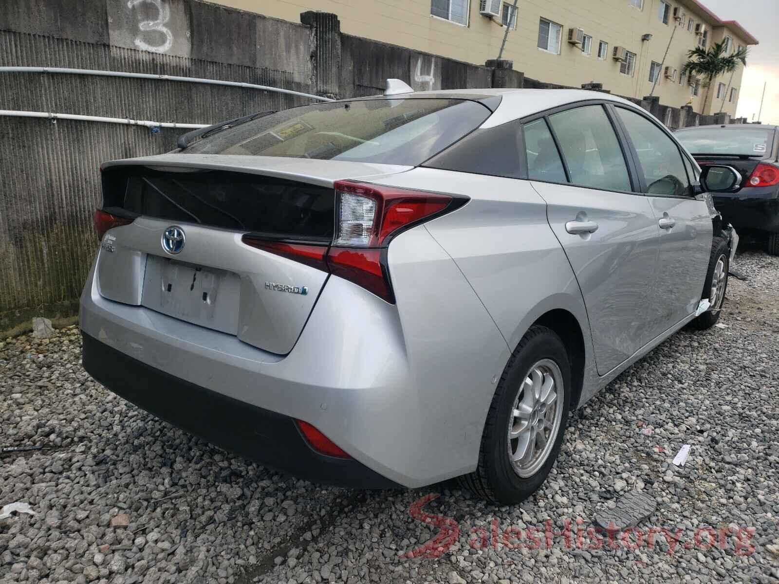 JTDKARFU3L3123895 2020 TOYOTA PRIUS