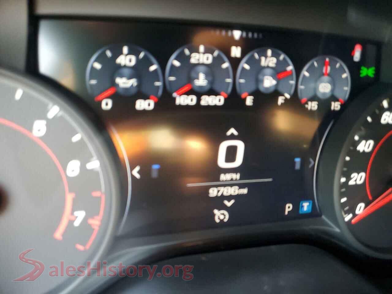 2022 CHEVROLET CAMARO VIN 1G1FK1R66N0104204, interior dashboard