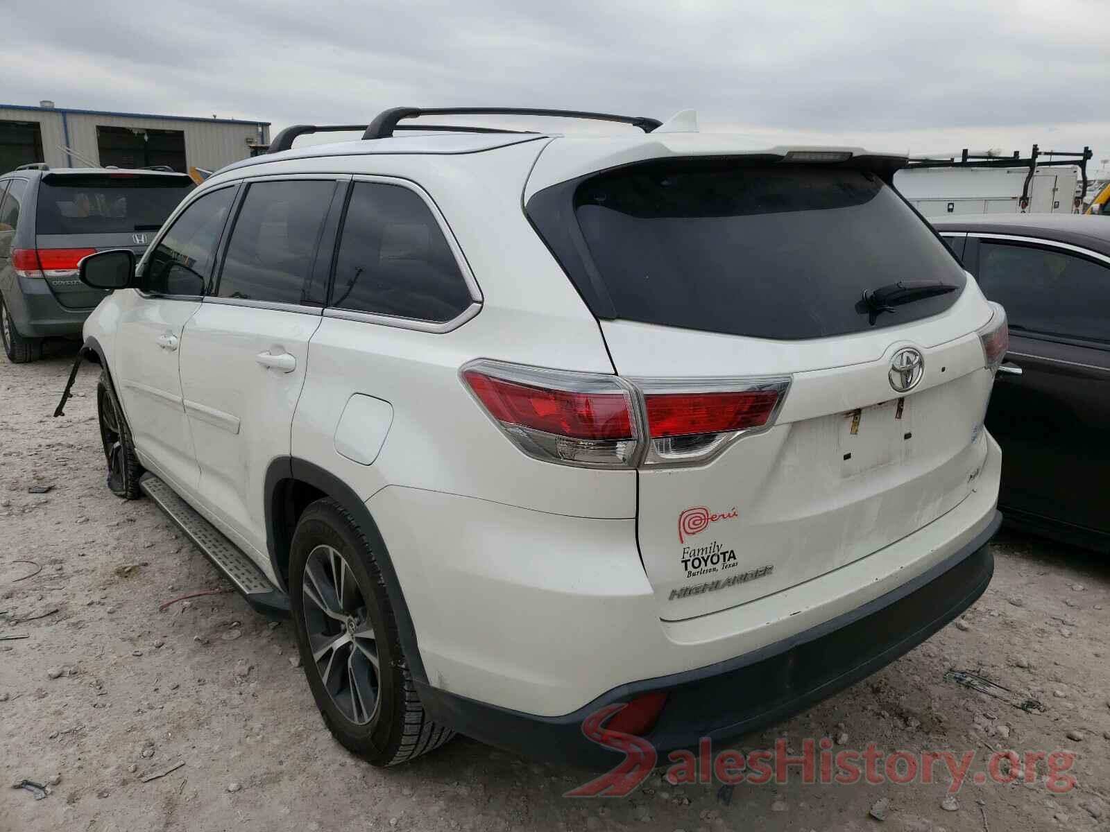 5TDKKRFH2GS152955 2016 TOYOTA HIGHLANDER