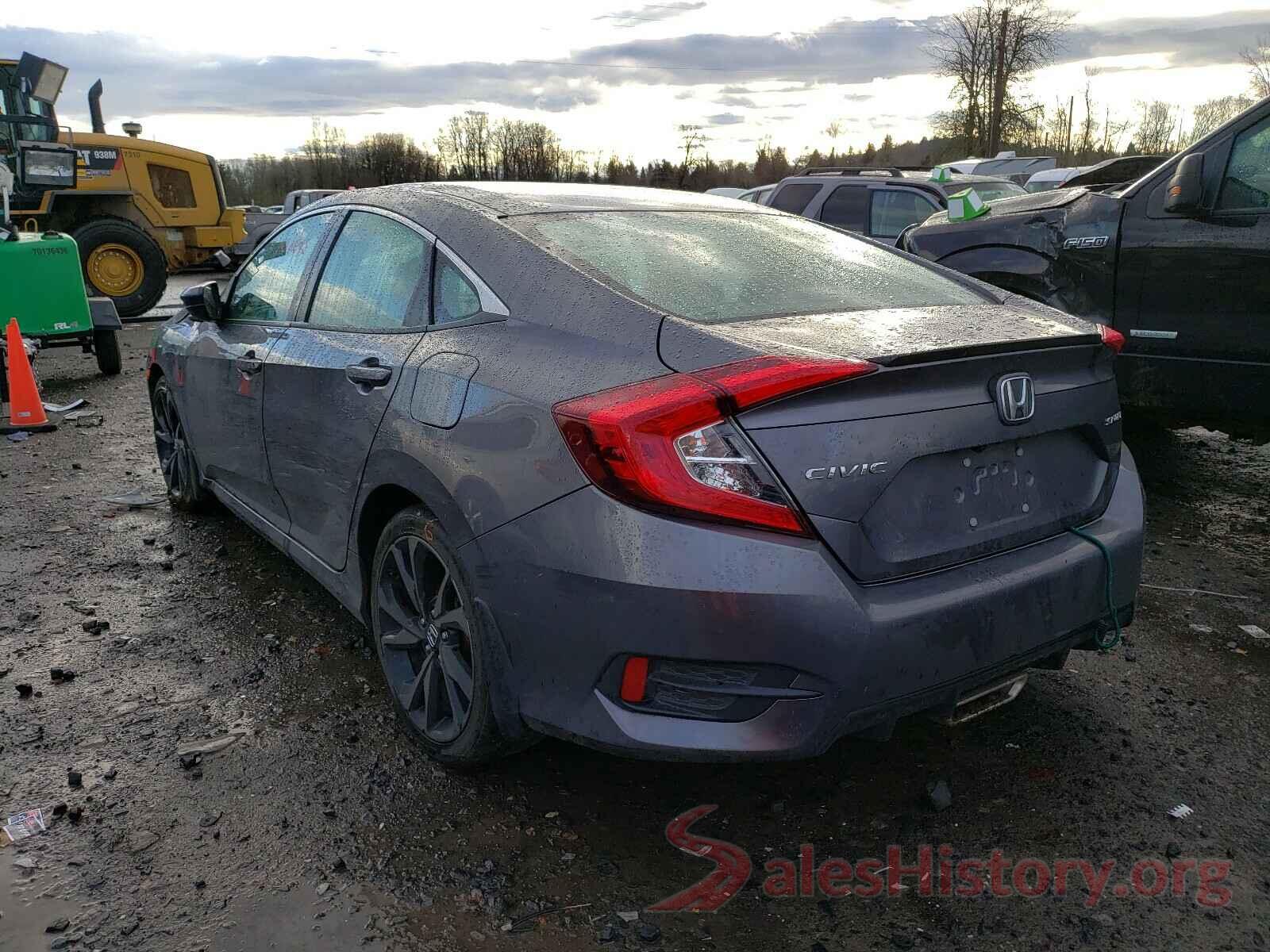 19XFC2F8XKE200436 2019 HONDA CIVIC