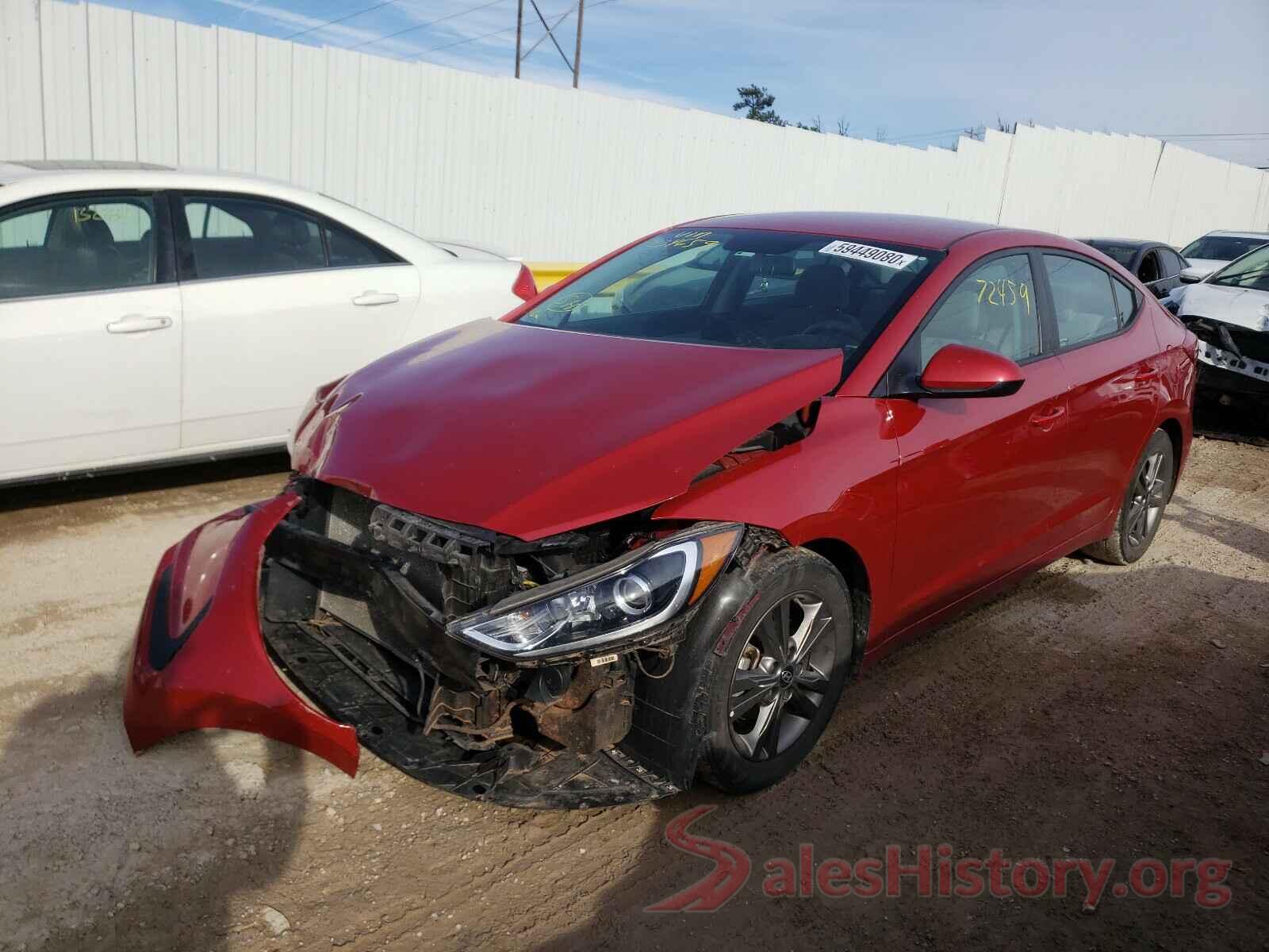 5NPD84LF0JH234659 2018 HYUNDAI ELANTRA