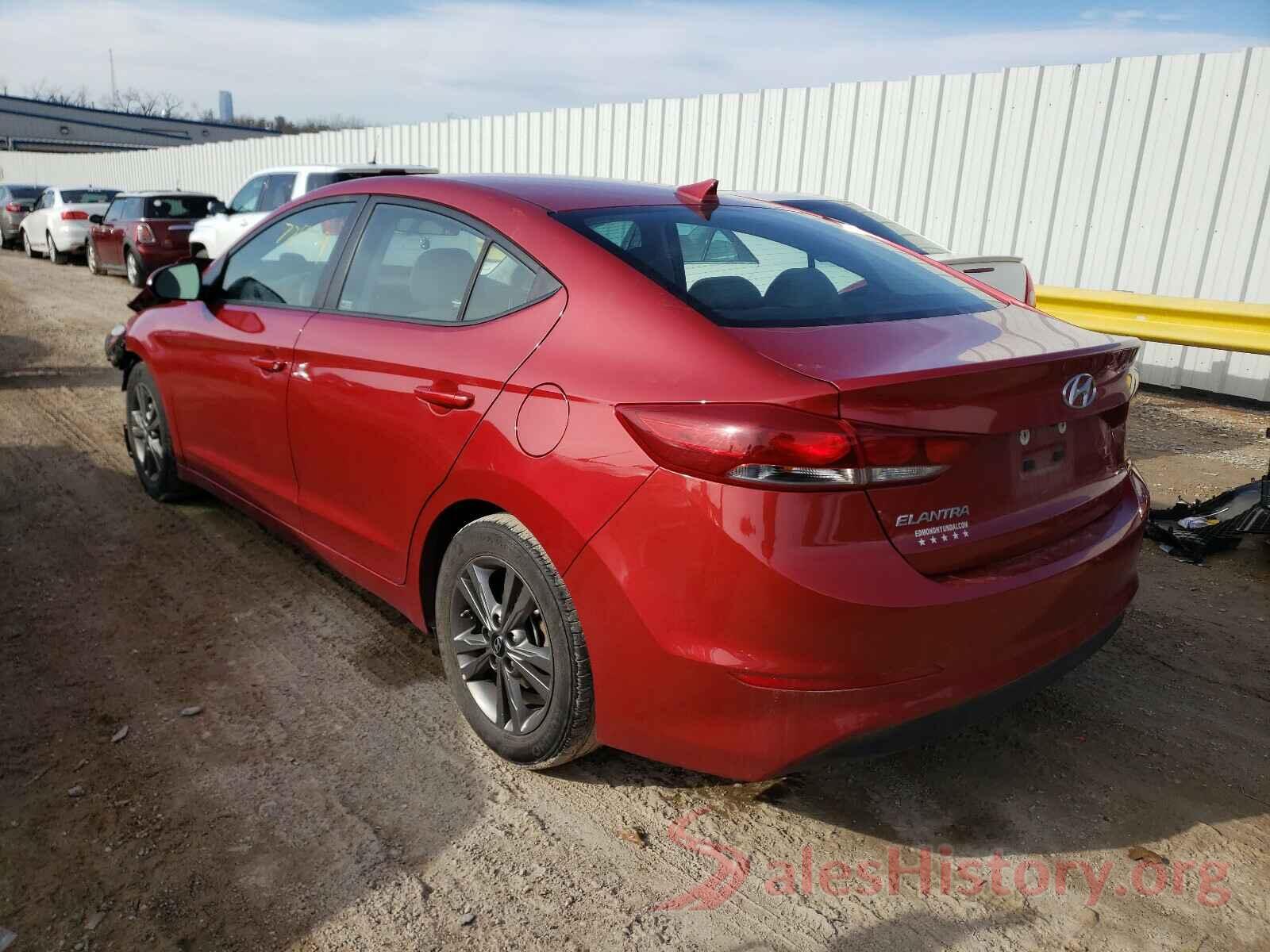 5NPD84LF0JH234659 2018 HYUNDAI ELANTRA