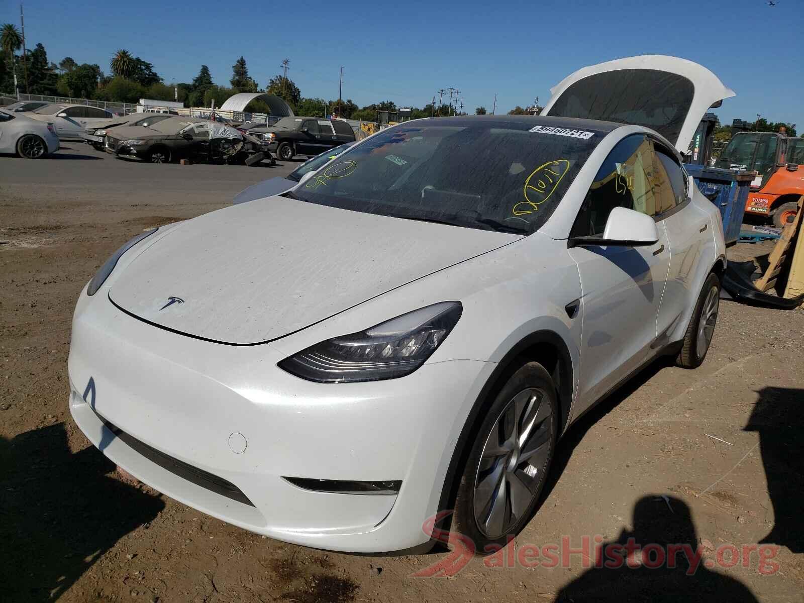 5YJYGDEE8MF217894 2021 TESLA MODEL Y