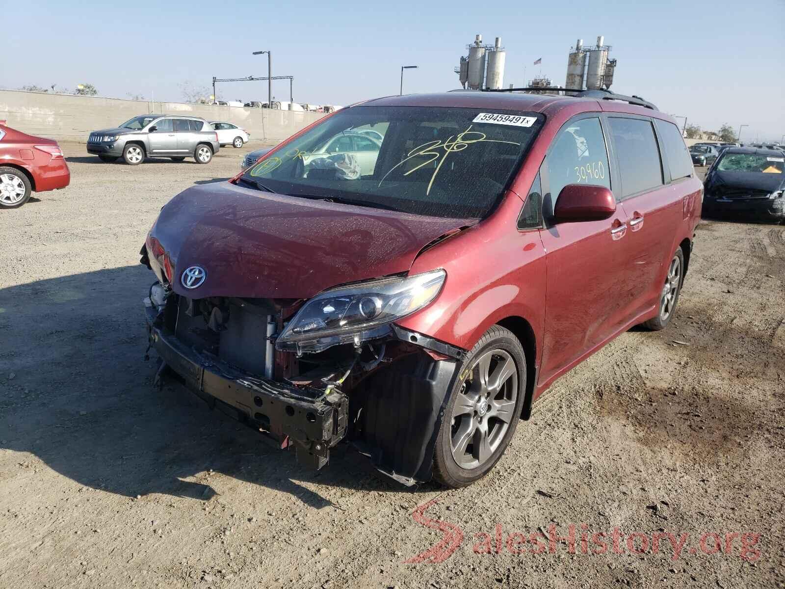 5TDXZ3DC3HS888603 2017 TOYOTA SIENNA