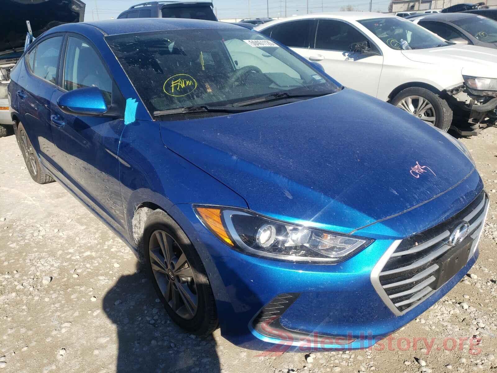 5NPD84LFXJH299907 2018 HYUNDAI ELANTRA