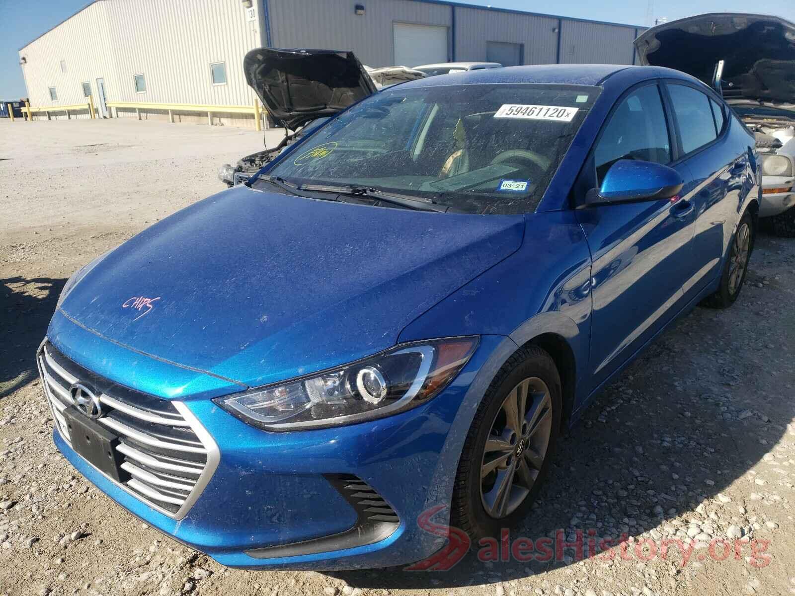 5NPD84LFXJH299907 2018 HYUNDAI ELANTRA