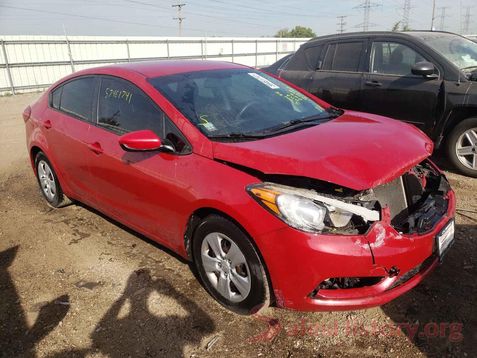 KNAFK4A60G5468318 2016 KIA FORTE