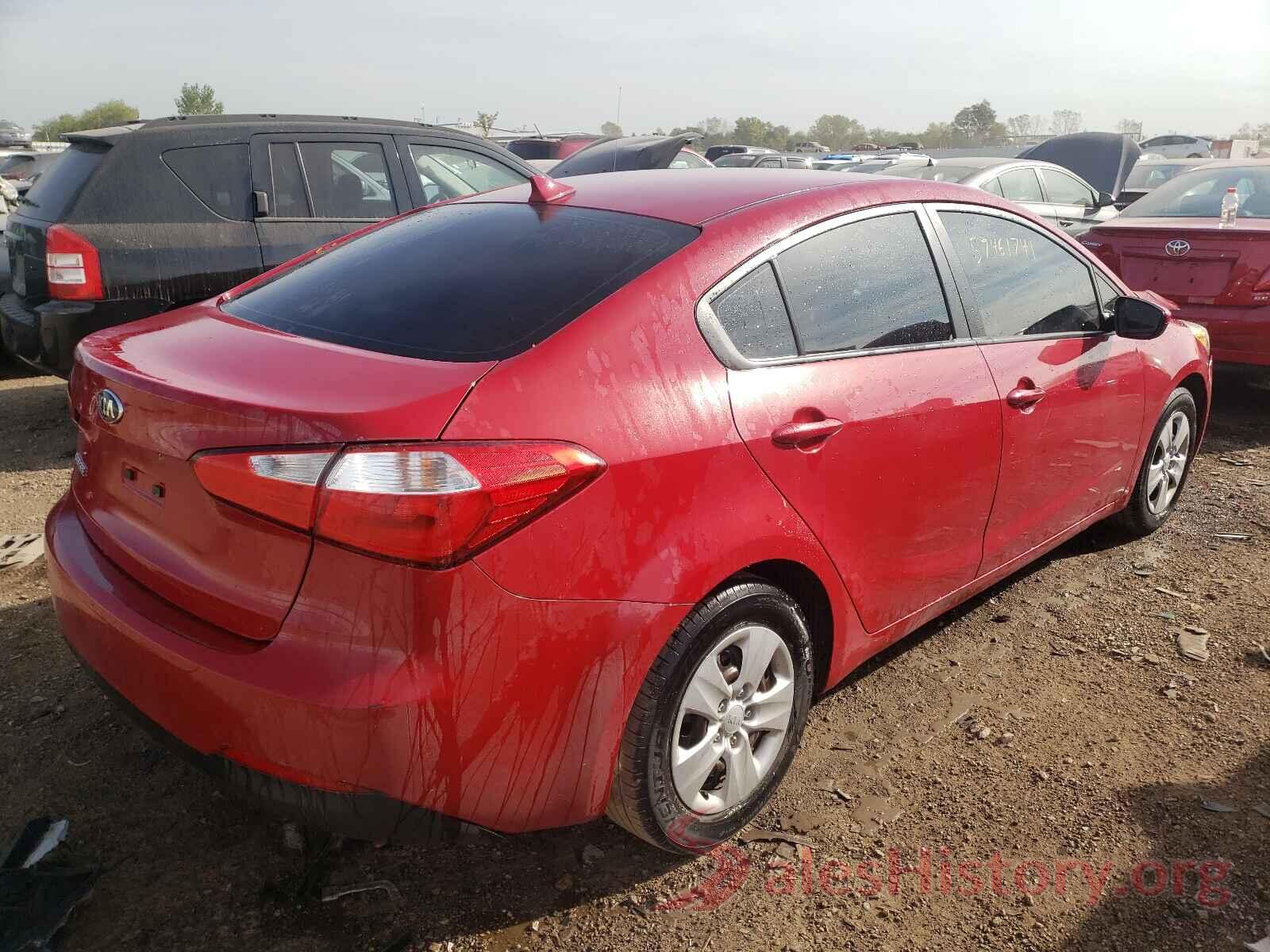 KNAFK4A60G5468318 2016 KIA FORTE