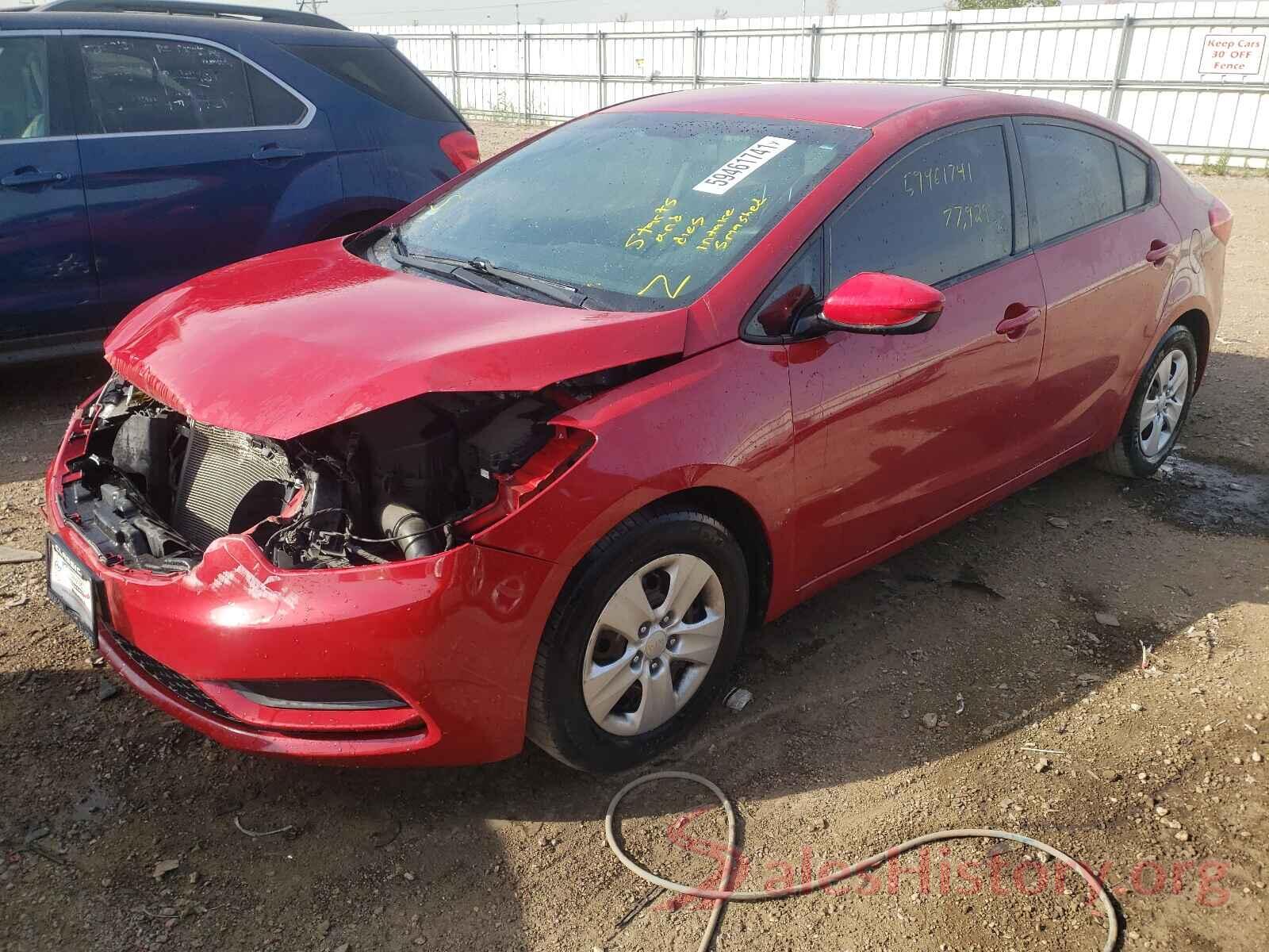 KNAFK4A60G5468318 2016 KIA FORTE