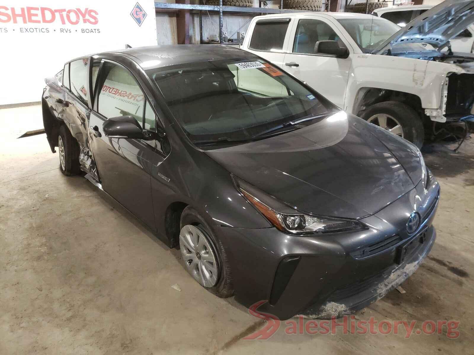 JTDKARFU8K3083747 2019 TOYOTA PRIUS