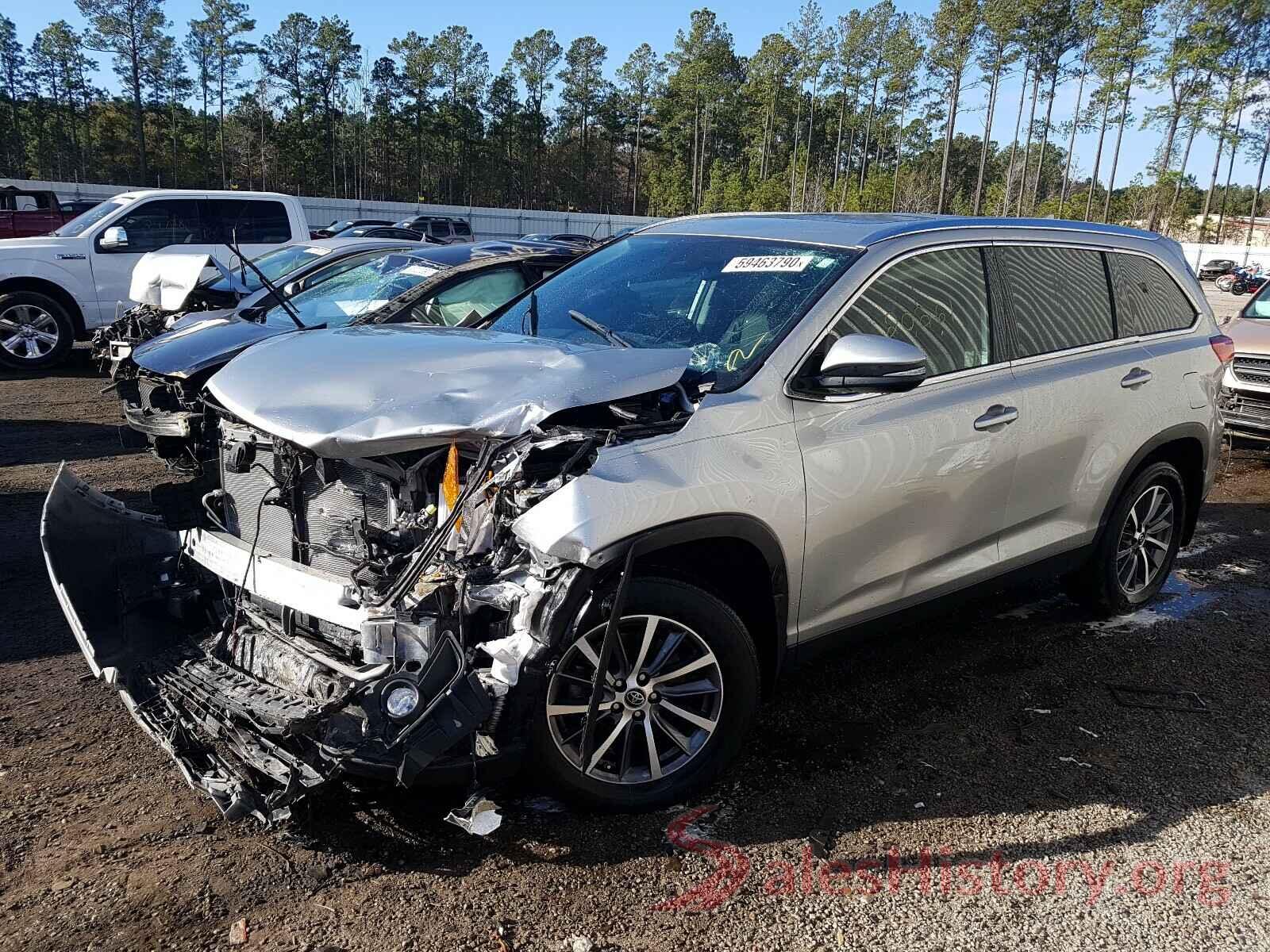 5TDJZRFH4KS937753 2019 TOYOTA HIGHLANDER