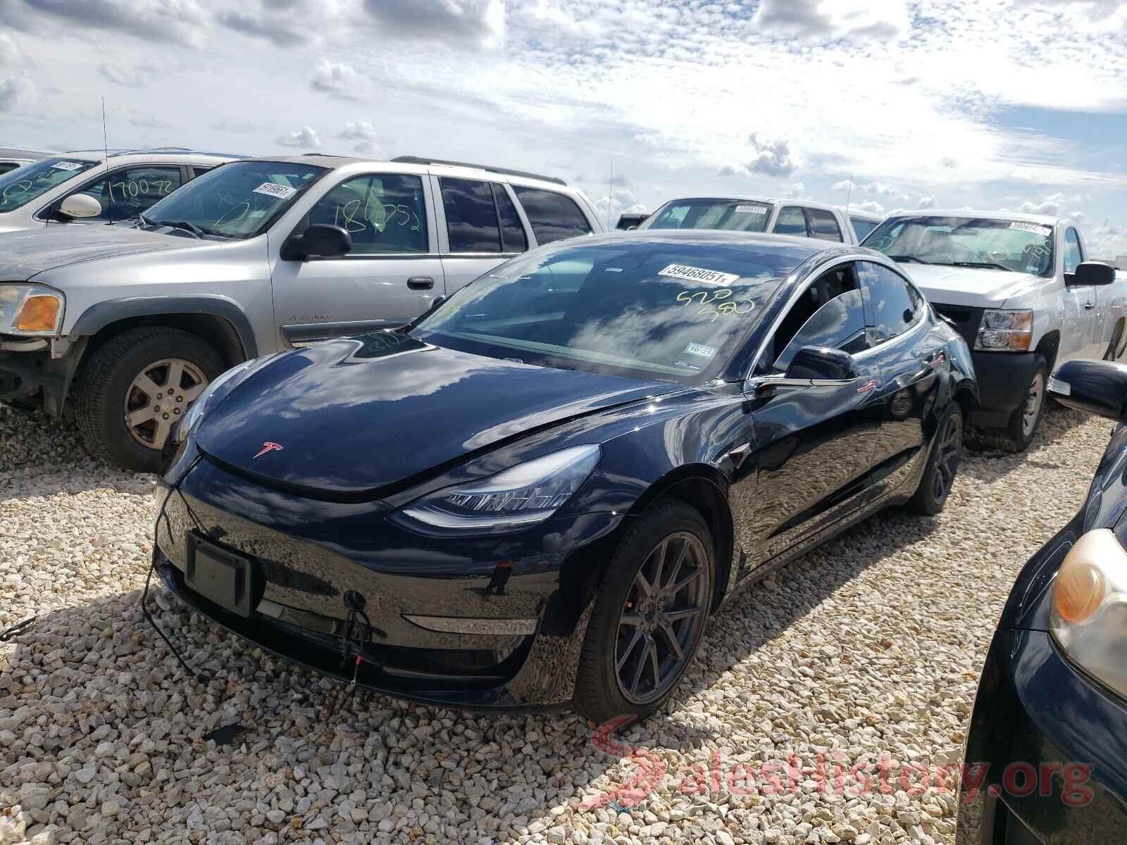 5YJ3E1EB6LF520580 2020 TESLA MODEL 3