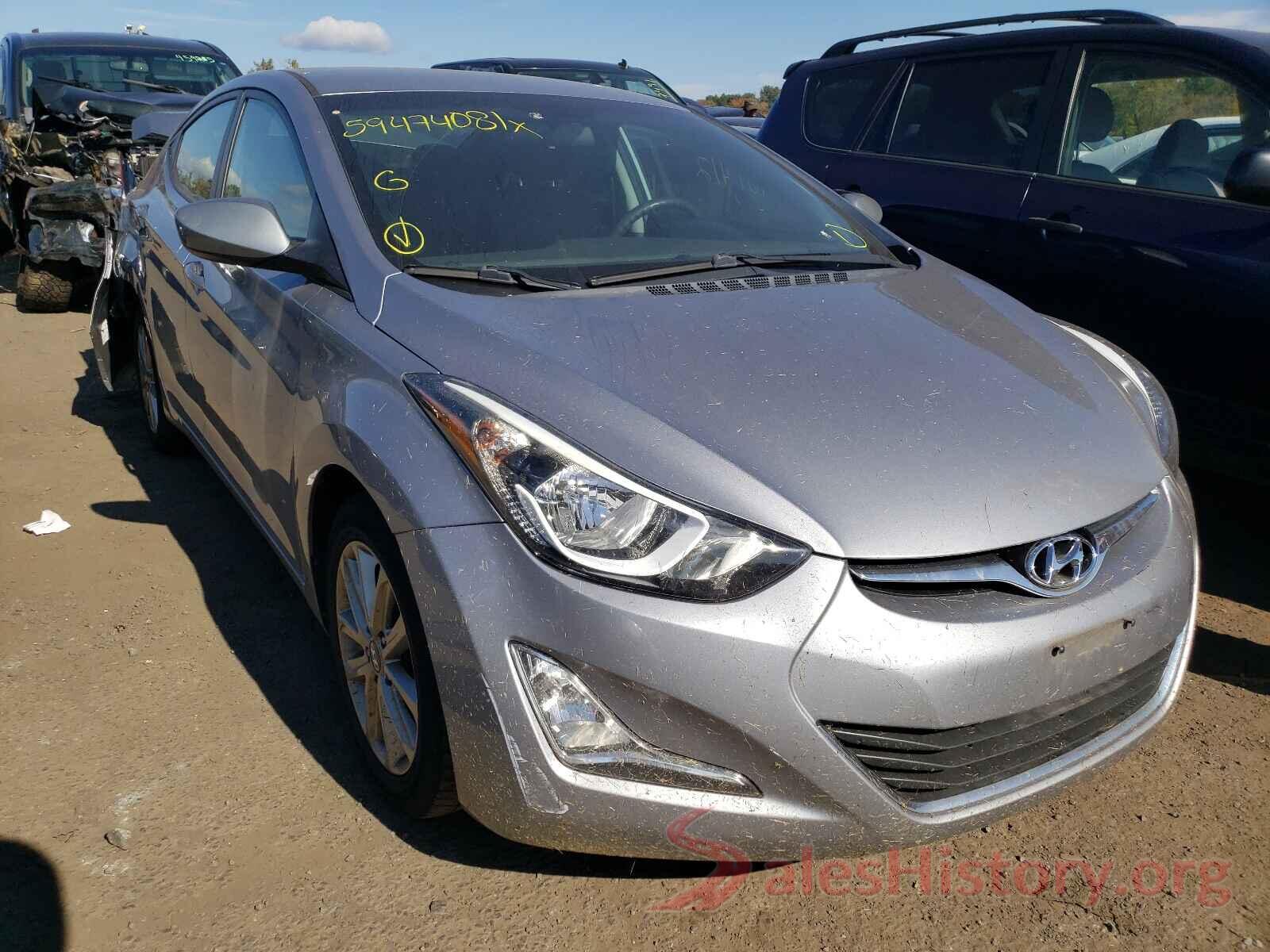 5NPDH4AE1GH745221 2016 HYUNDAI ELANTRA