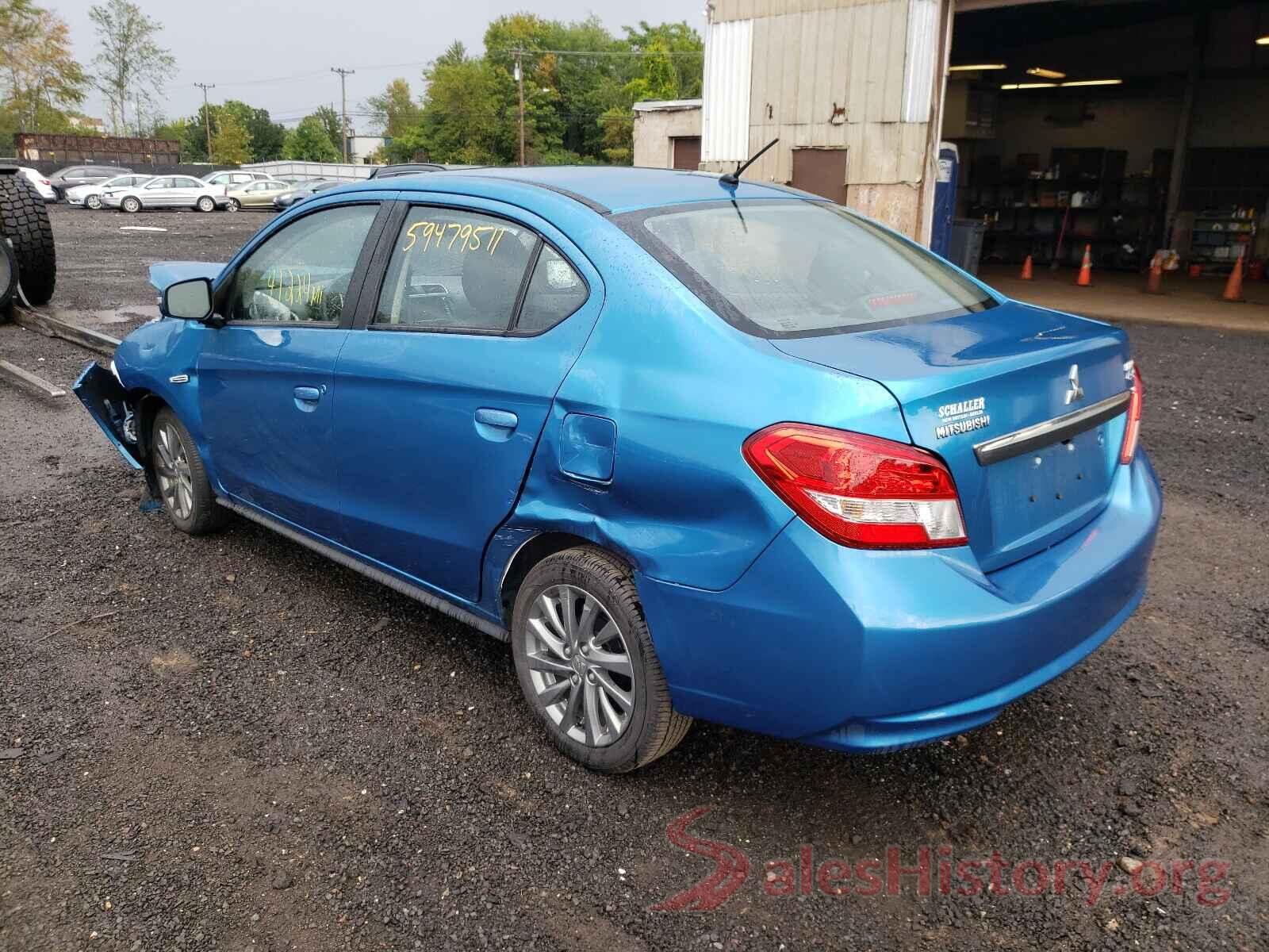 ML32F4FJ3KHF04387 2019 MITSUBISHI MIRAGE