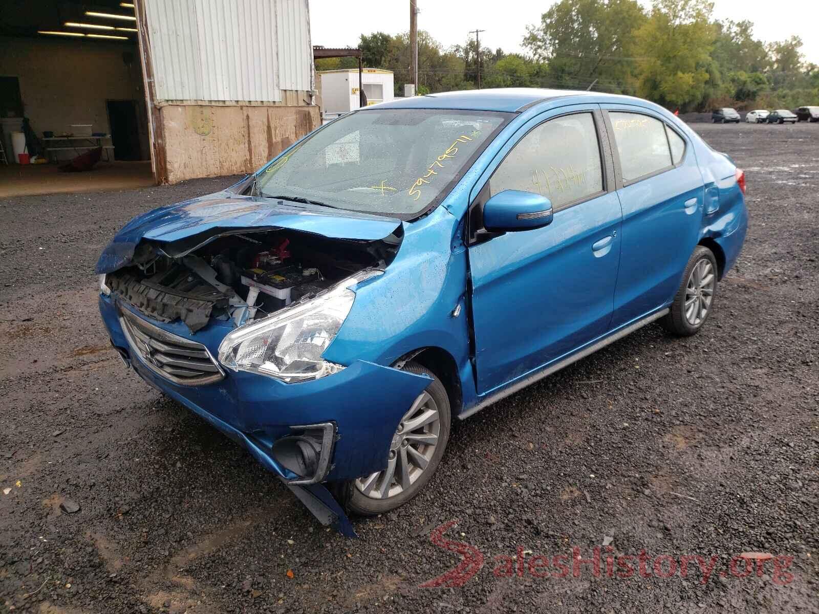 ML32F4FJ3KHF04387 2019 MITSUBISHI MIRAGE