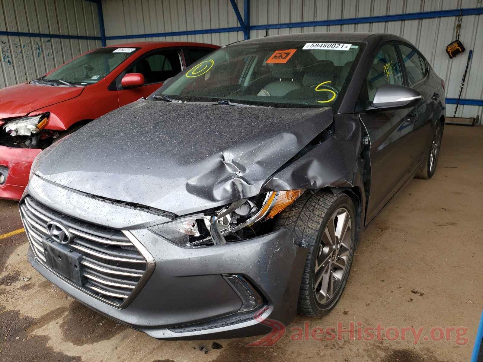 5NPD84LF3JH264142 2018 HYUNDAI ELANTRA