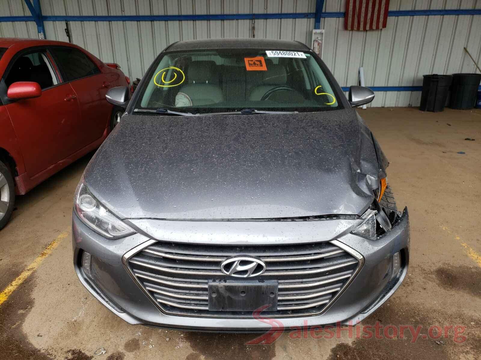 5NPD84LF3JH264142 2018 HYUNDAI ELANTRA