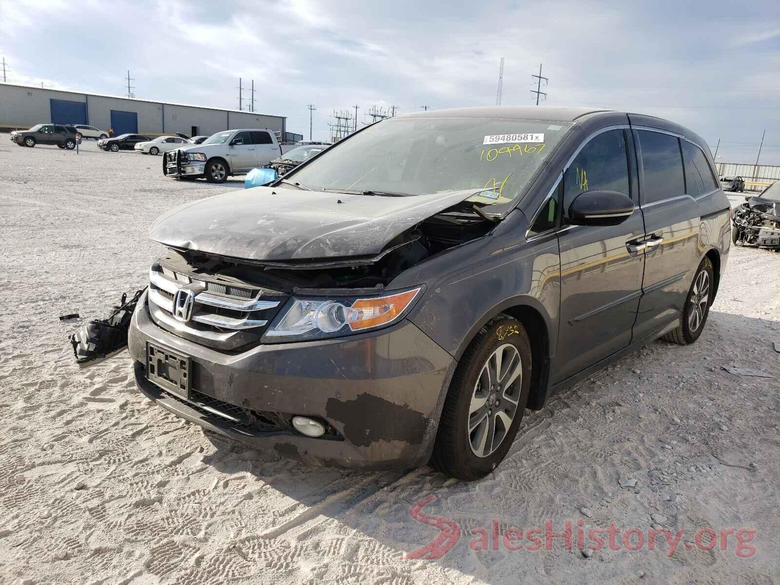 5FNRL5H97GB109467 2016 HONDA ODYSSEY