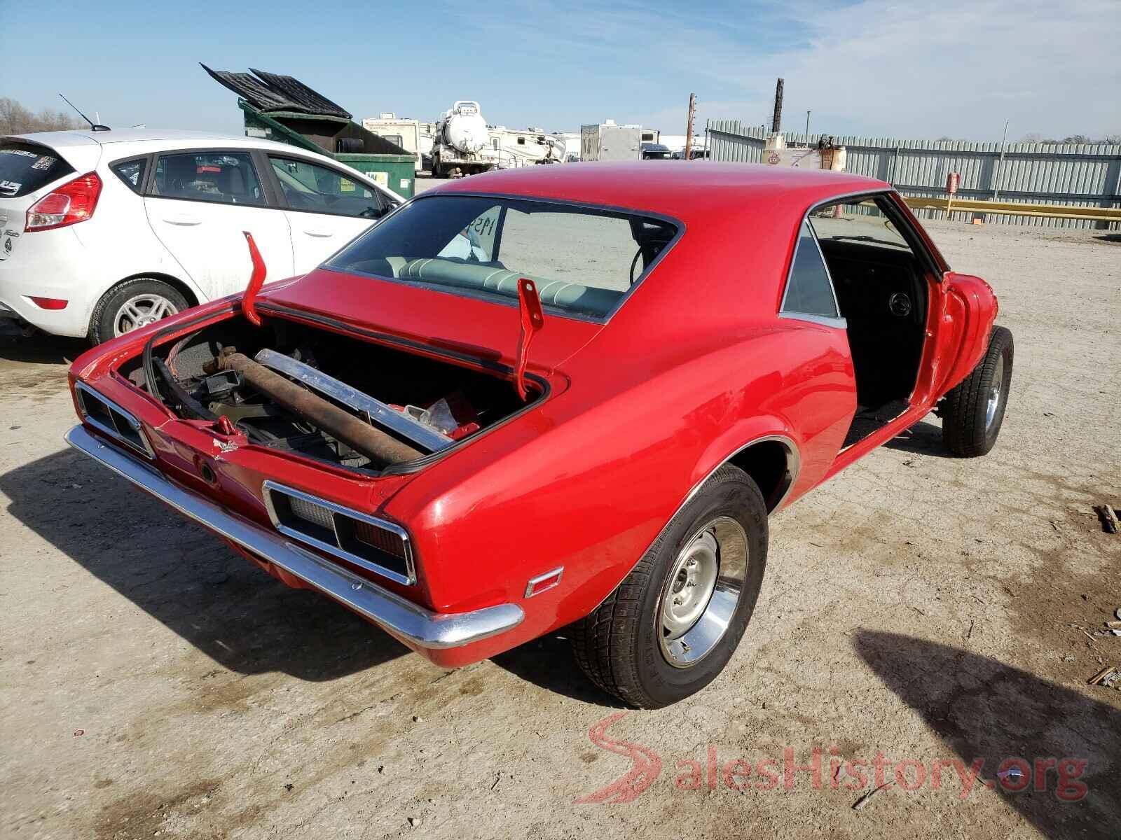 124378L342128 1968 CHEVROLET CAMARO