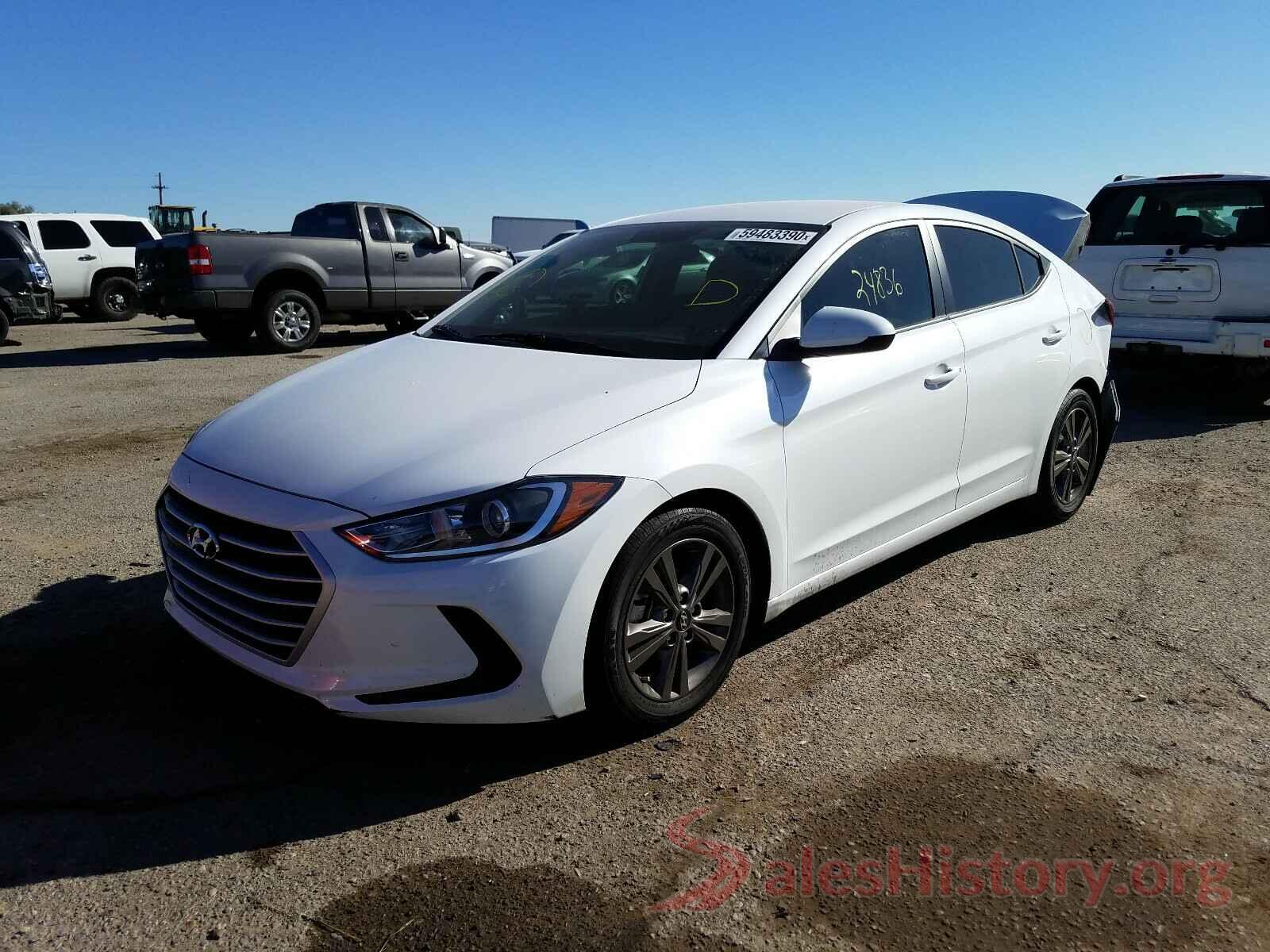 5NPD84LF0HH184663 2017 HYUNDAI ELANTRA