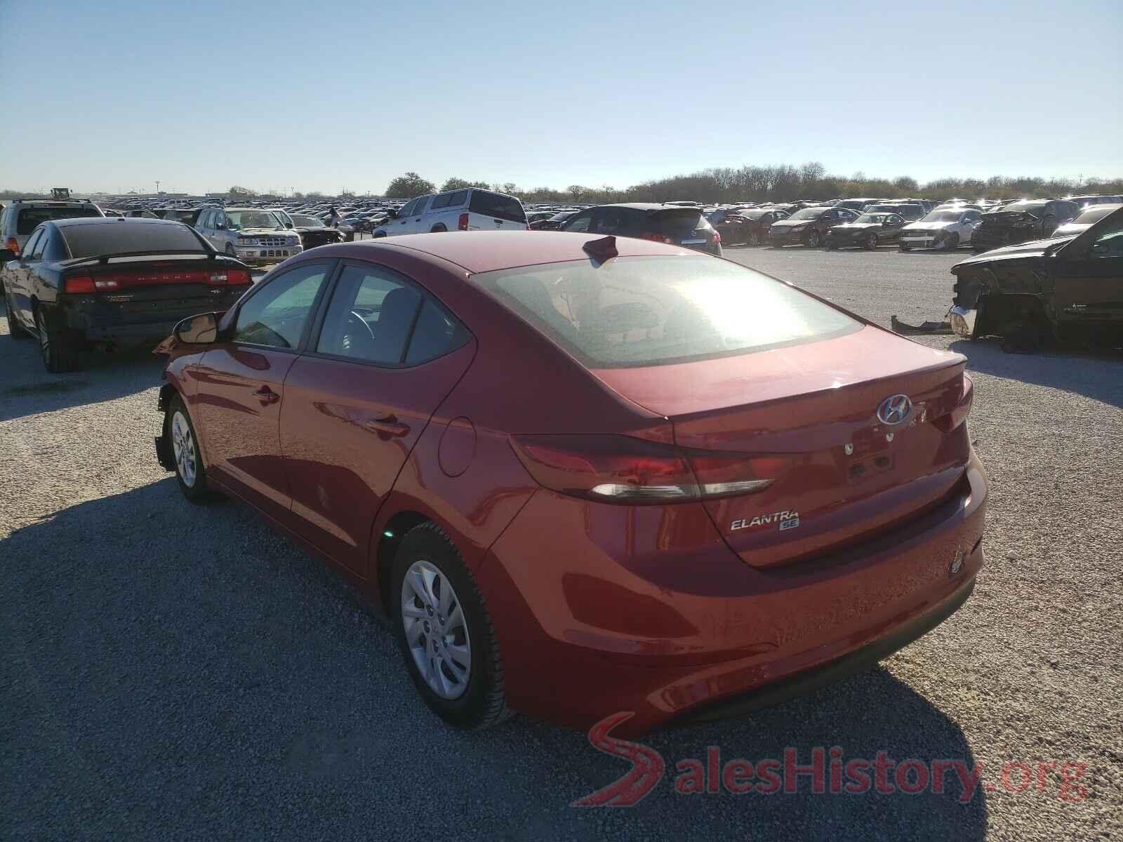 5NPD74LF3HH134505 2017 HYUNDAI ELANTRA