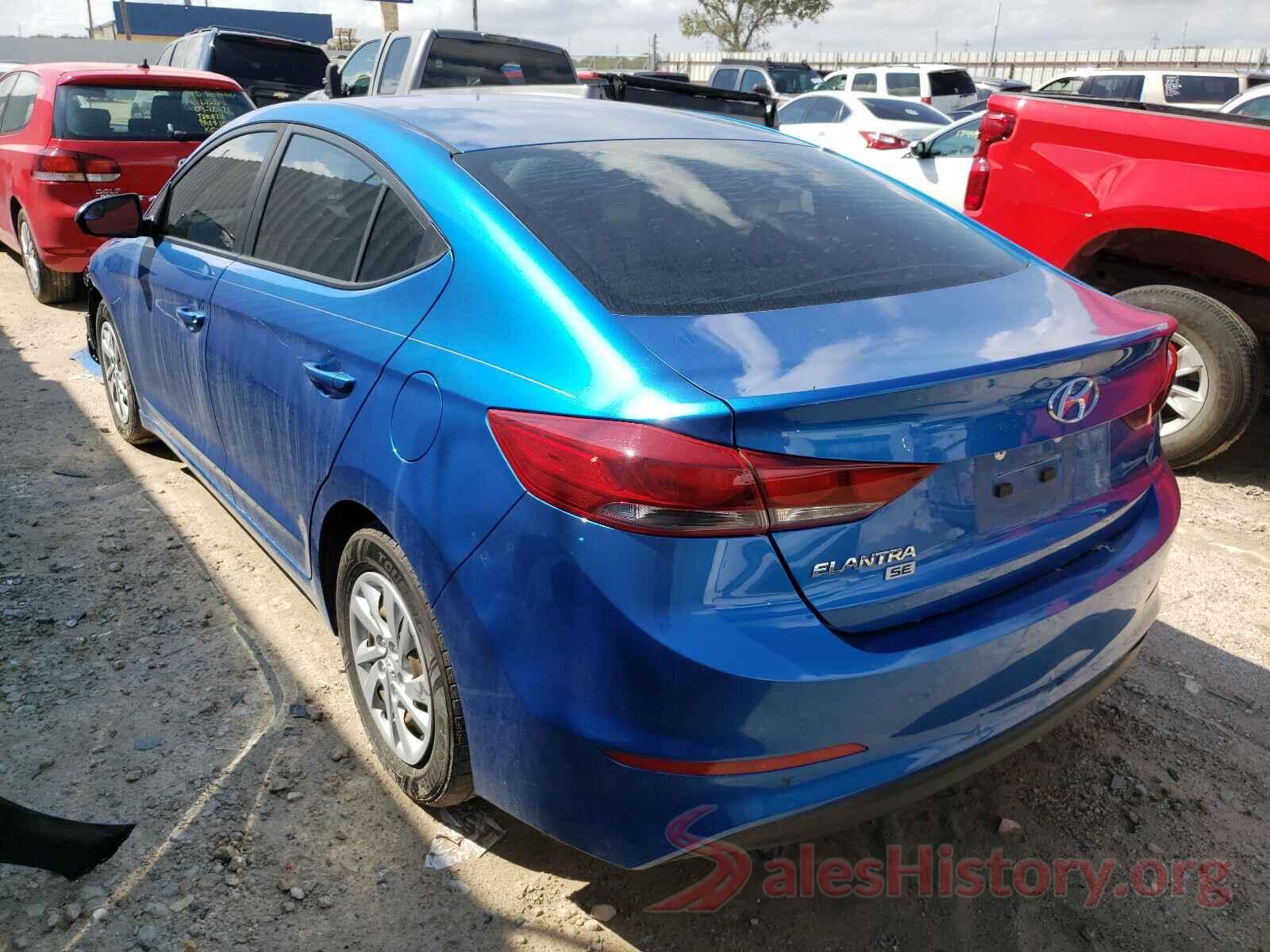 5NPD74LF5JH261598 2018 HYUNDAI ELANTRA