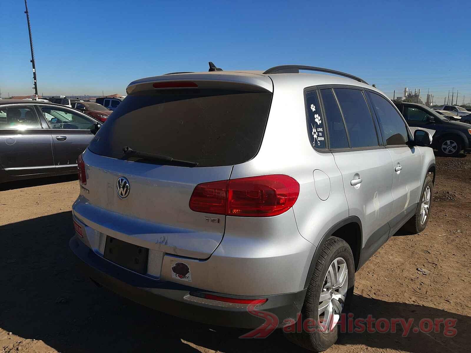 WVGAV7AX8HK023001 2017 VOLKSWAGEN TIGUAN