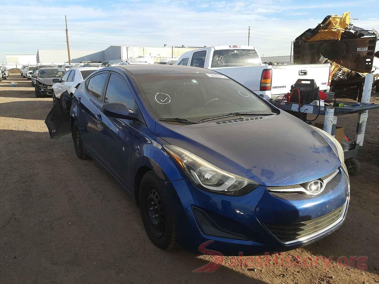 5NPDH4AE9GH691733 2016 HYUNDAI ELANTRA