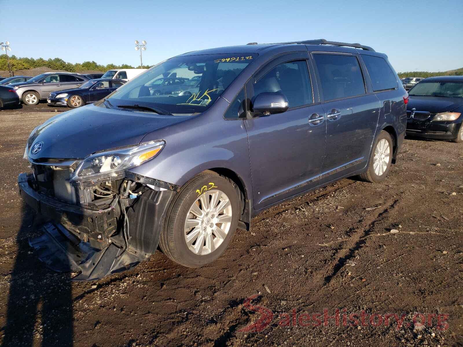 5TDDK3DC9FS100573 2015 TOYOTA SIENNA