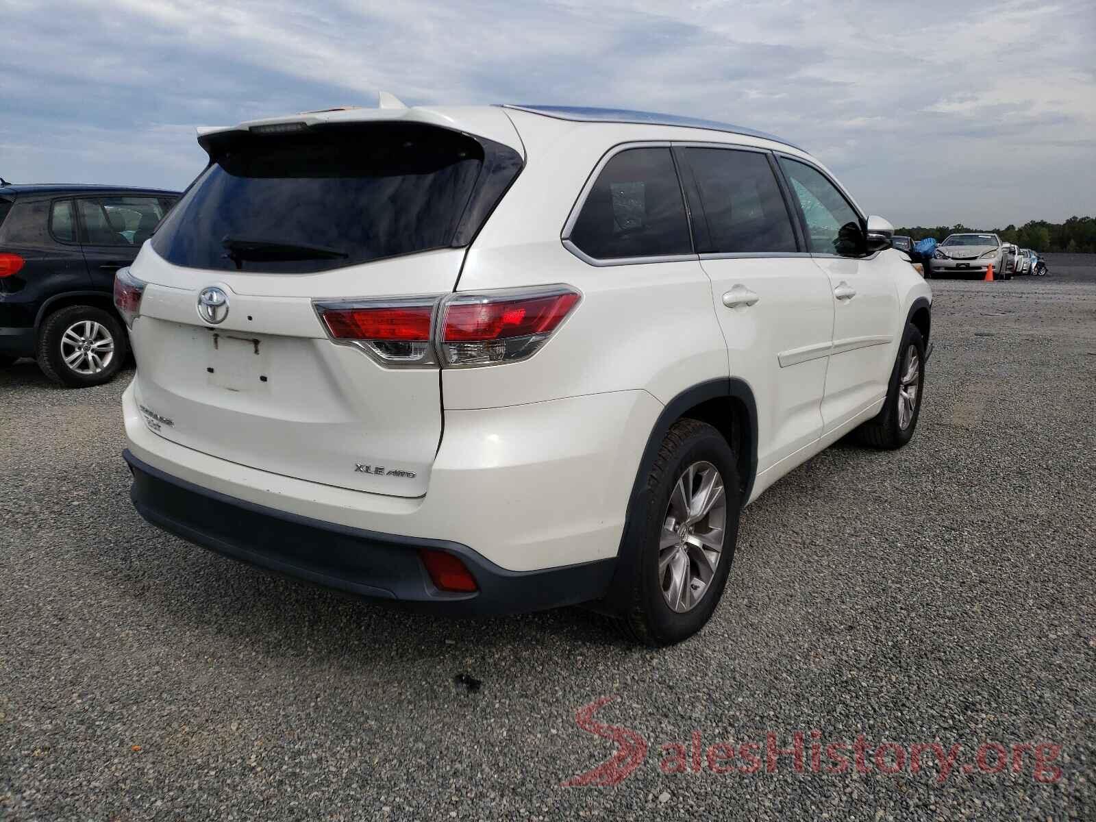 5TDJKRFH3FS138735 2015 TOYOTA HIGHLANDER