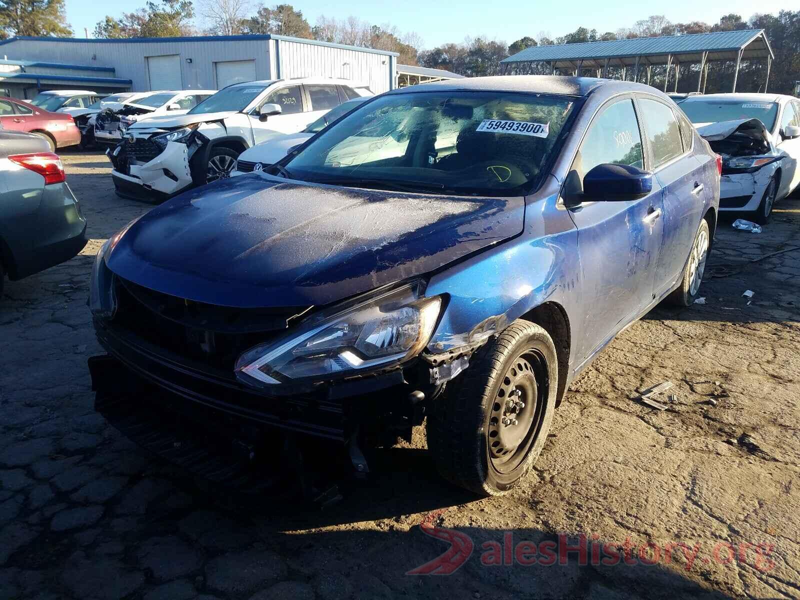 3N1AB7AP0KY222858 2019 NISSAN SENTRA