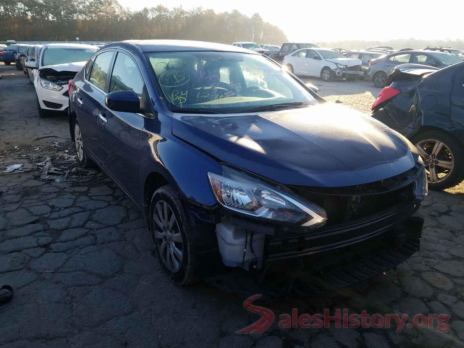 3N1AB7AP0KY222858 2019 NISSAN SENTRA