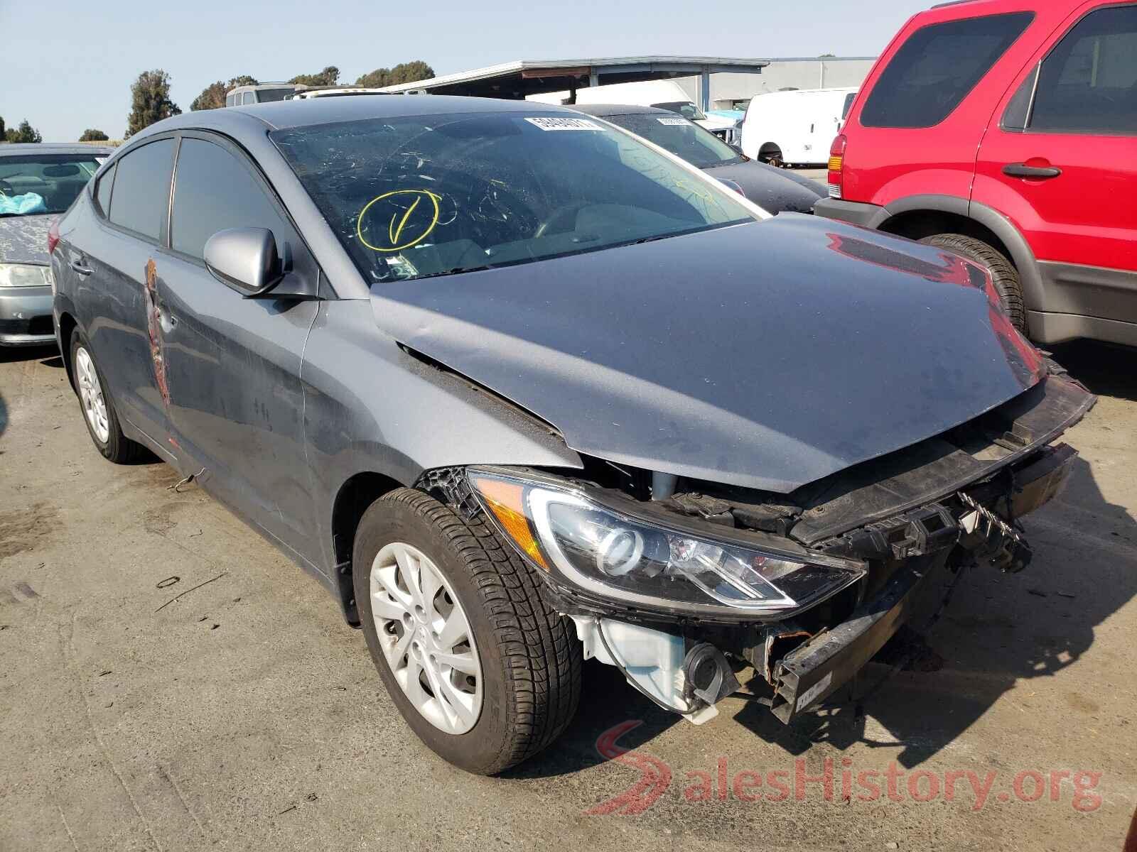 5NPD74LFXJH311671 2018 HYUNDAI ELANTRA