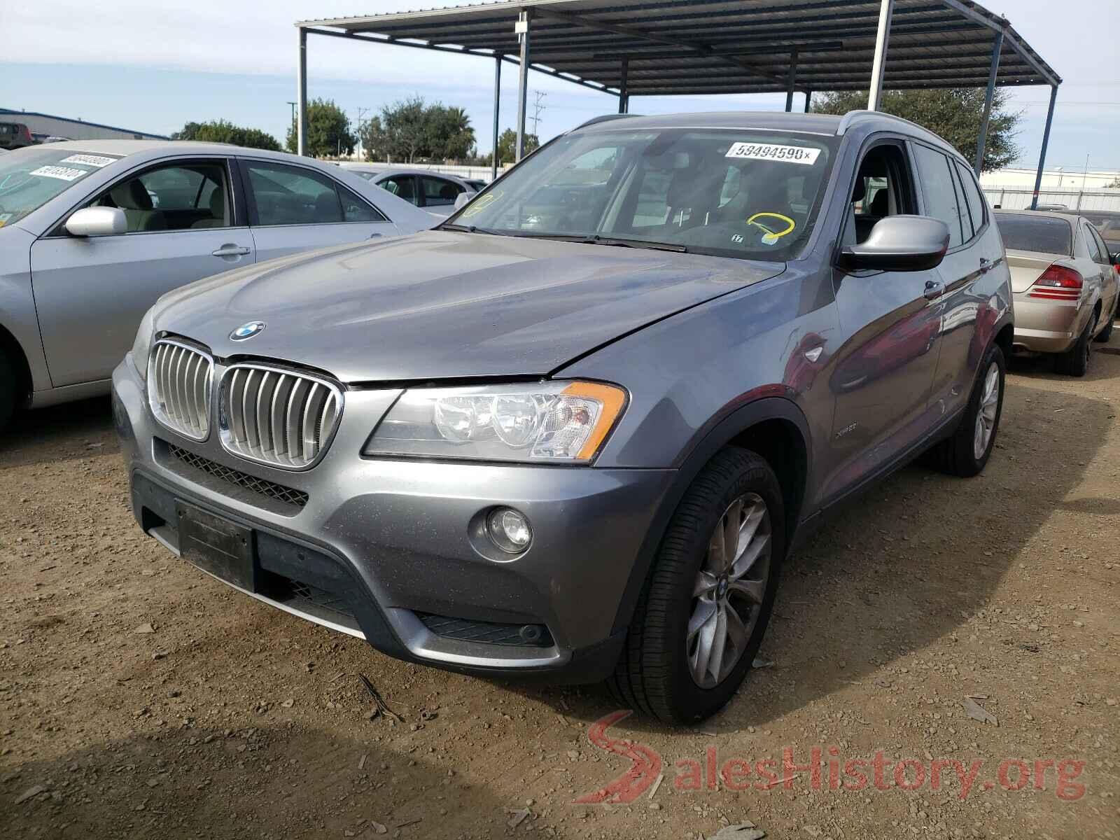 5UXWX9C56D0A24683 2013 BMW X3