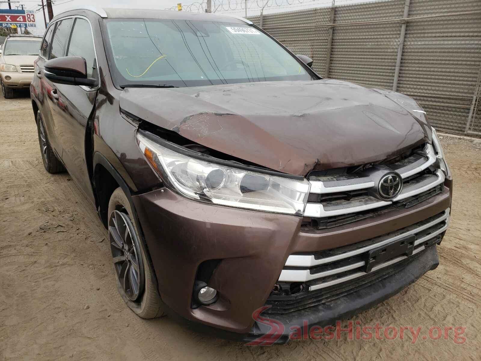 5TDKZRFH1HS205805 2017 TOYOTA HIGHLANDER