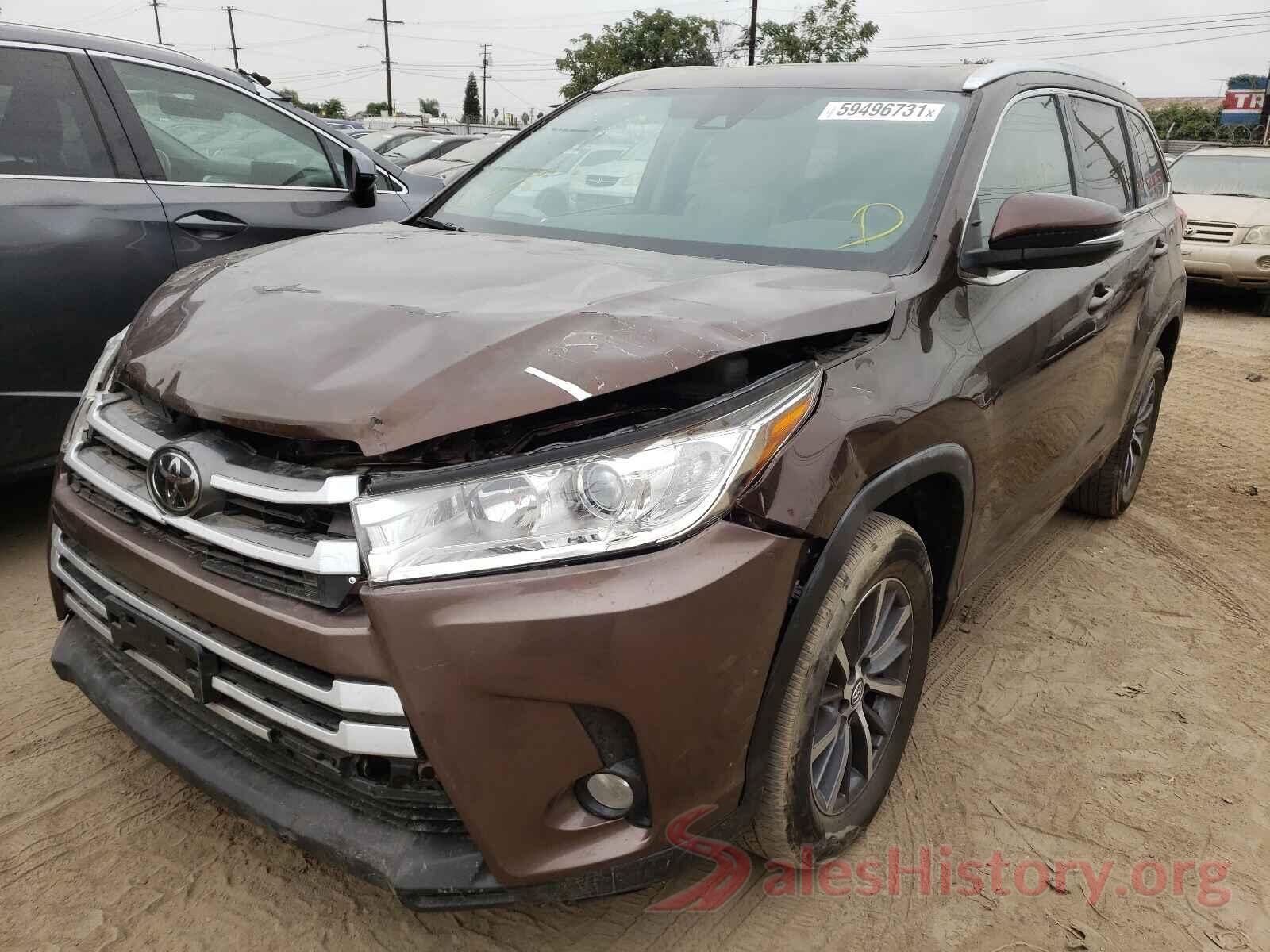 5TDKZRFH1HS205805 2017 TOYOTA HIGHLANDER