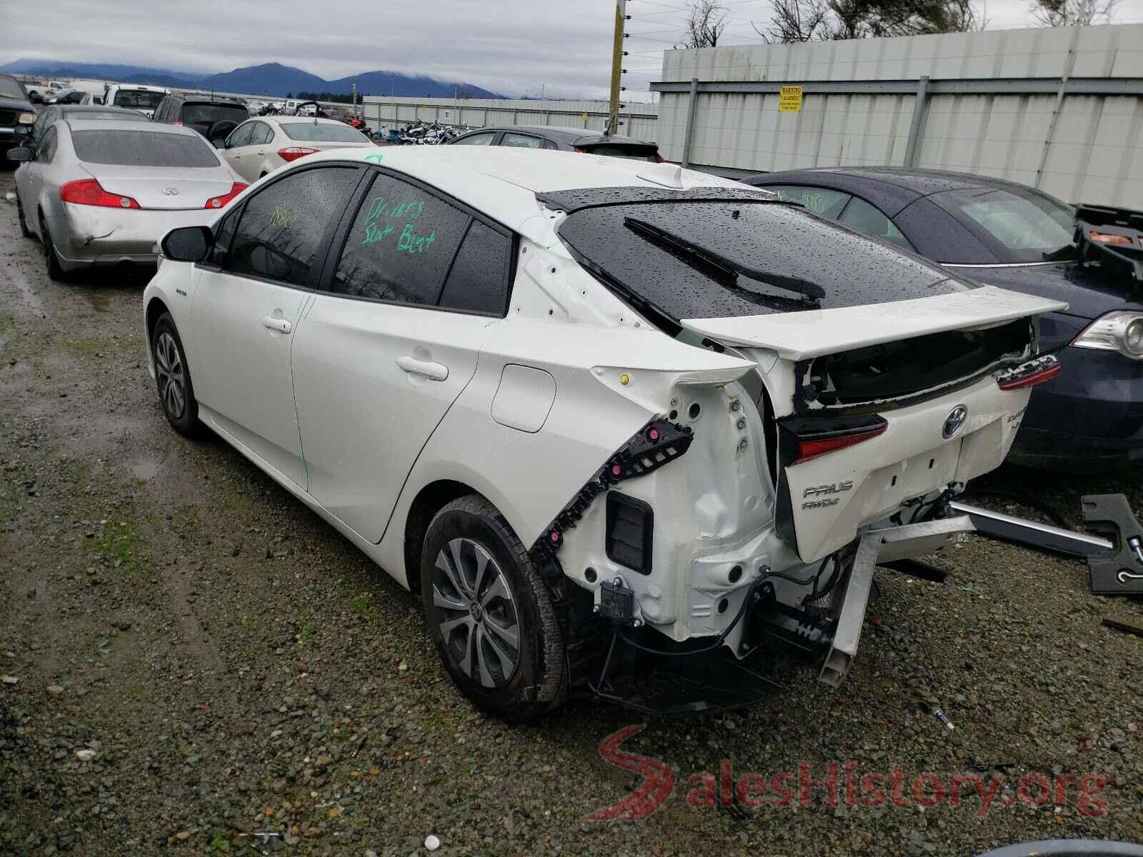 JTDL9RFU8L3017410 2020 TOYOTA PRIUS