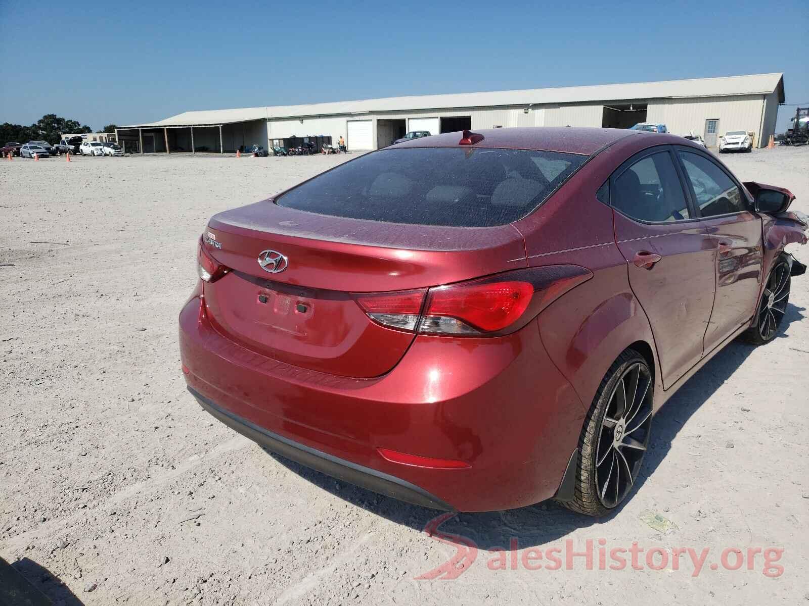 5NPDH4AEXGH788617 2016 HYUNDAI ELANTRA