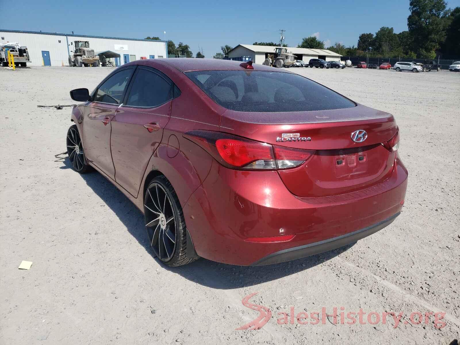 5NPDH4AEXGH788617 2016 HYUNDAI ELANTRA