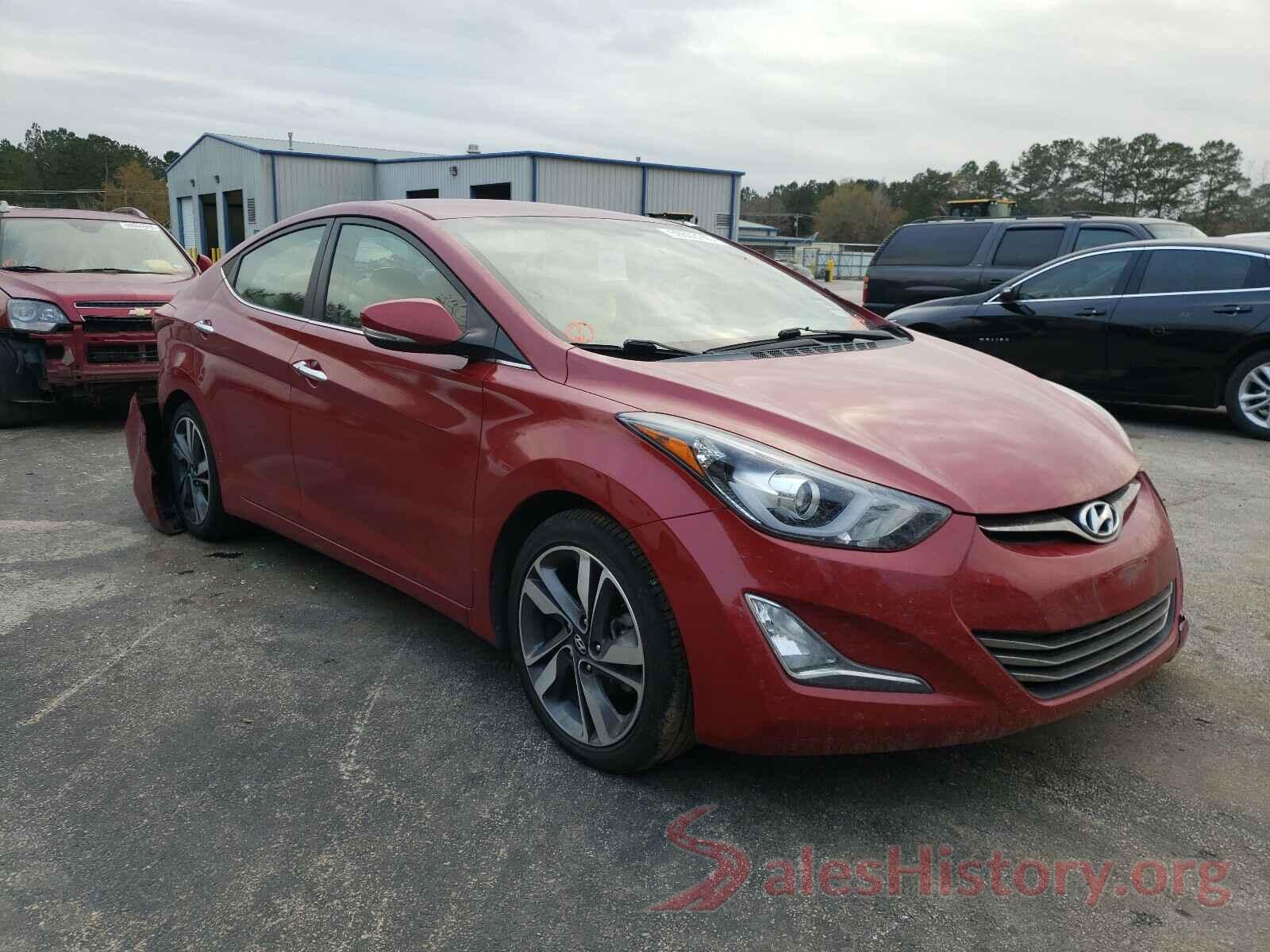 KMHDH4AE2GU593130 2016 HYUNDAI ELANTRA