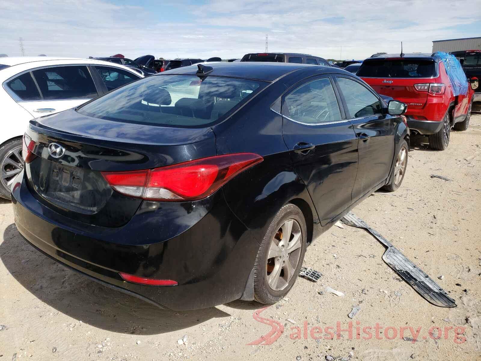 KMHDH4AEXGU553362 2016 HYUNDAI ELANTRA