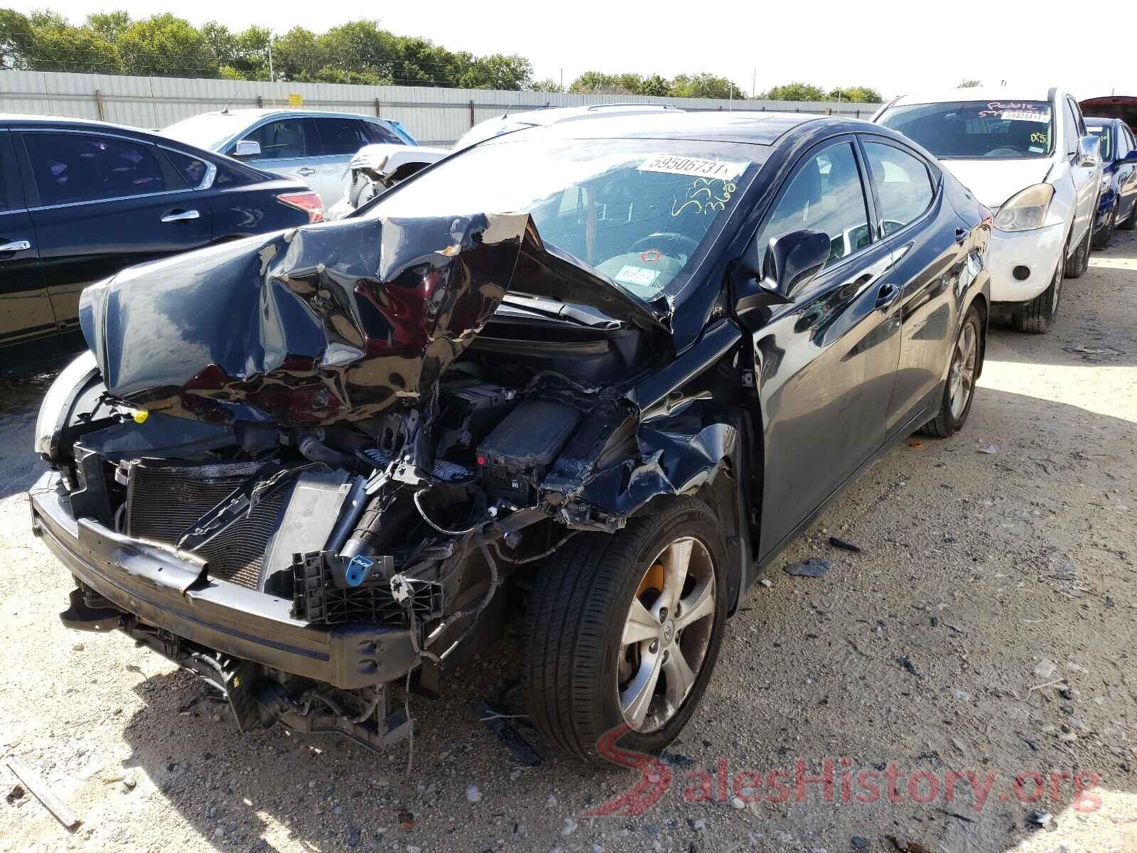 KMHDH4AEXGU553362 2016 HYUNDAI ELANTRA