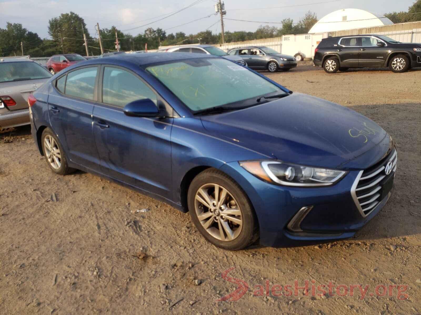 5NPD84LF6HH180696 2017 HYUNDAI ELANTRA