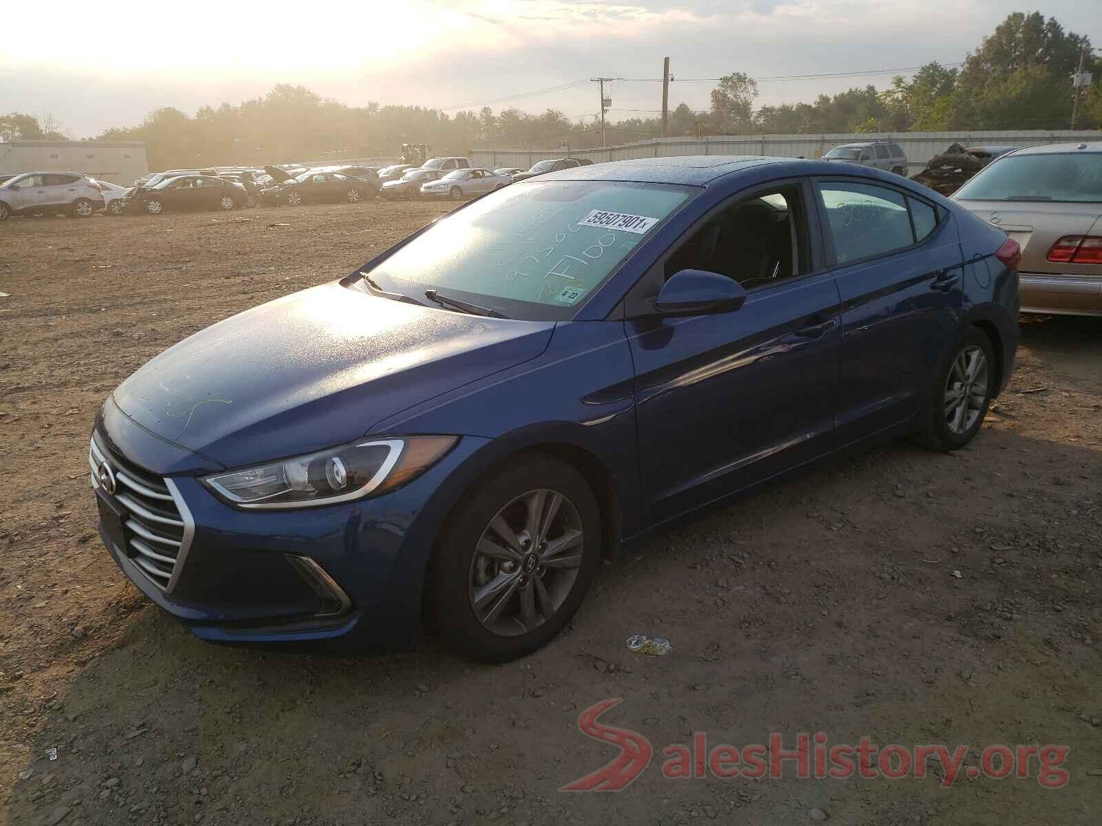 5NPD84LF6HH180696 2017 HYUNDAI ELANTRA