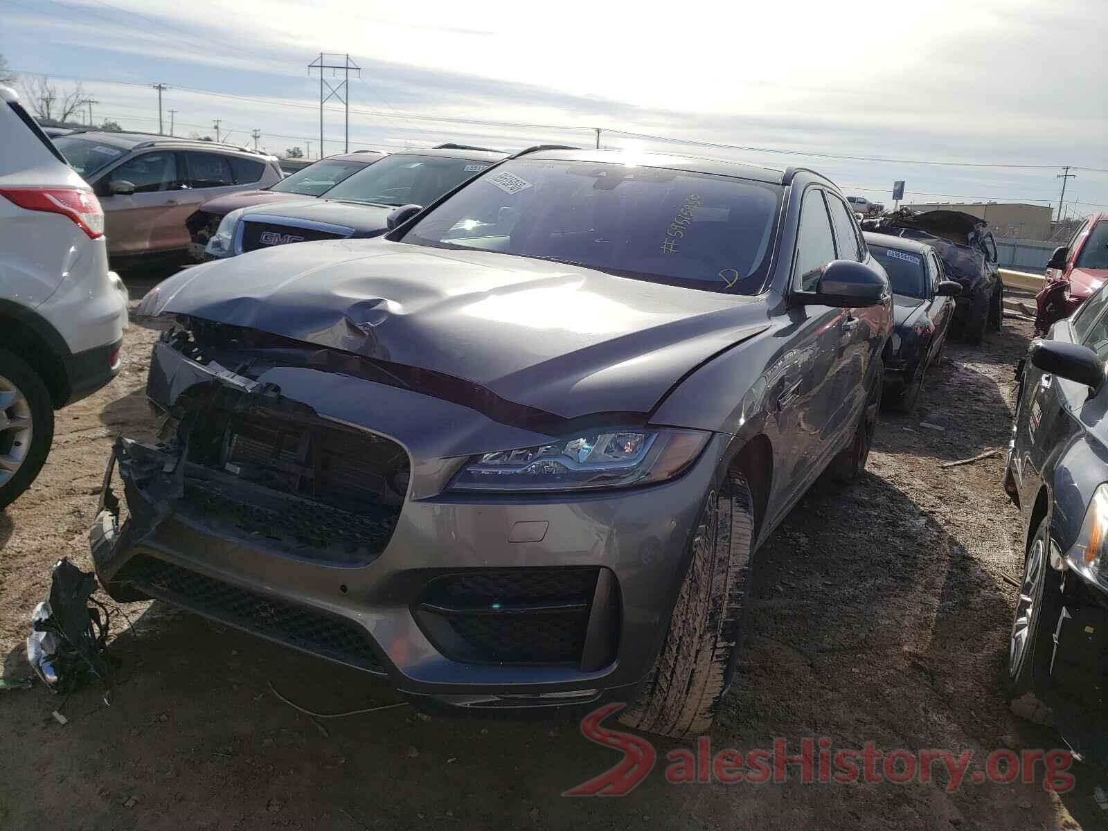 SADCL2FN6KA607752 2019 JAGUAR F-PACE